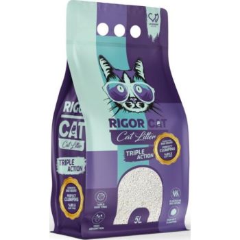  Rigor Cat Natural White Bentonite Clumping Litter - Lavender - 5L 