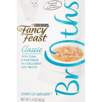  Purina Fancy Feast Broths With Tuna & Vegetables Cat Wet Food 40 gm 