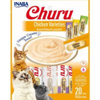 Inaba Churu Chicken Varieties Cat Treats  Bag 20 Tubes