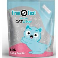 True Test Silica Gel Cat Litter Baby Powder - 10 Liters
