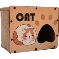 Saas Cat Scratching Toy House (44*28*35) 3062