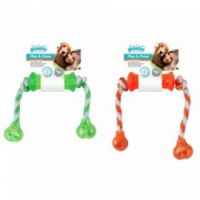 PAWISE PLAY N CHEW -DUMBBELL:14559