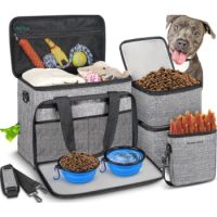 Pet travel kit Gray 38x30x24cm