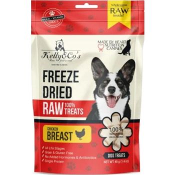  KELLY & CO'S Single Ingredient Freeze-dried Chicken Breast for Dog - 40g 