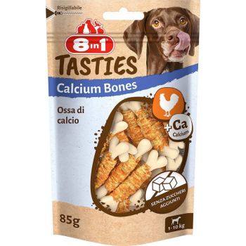 8in1 Dog Treats TASTY Calcium Bones 85g 