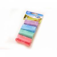 DUVO DOG WASTE BAGS PAWS 4*20PCS:5414365069490