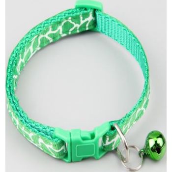  PETS CLUB ADJUSTABLE CAT COLLAR WITH BELL – LIGHT GREEN 