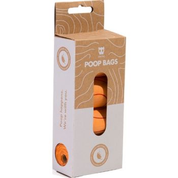  Zee.Dog Compostable Poop Bag Refill Box (4 Rolls) 