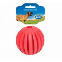 DUVO RUBBER TANZANIAN BALL-DOG TOY 7.5CM: 5414365111267