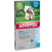 Advantix Dogs 4-10 kg 4 pipettes 1 ml