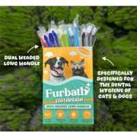 Furbath Disposable Tooth Brush Multicolours - 22 x 1.8cm( 1PCS)