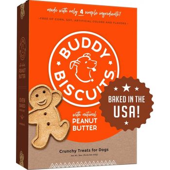  Buddy Biscuits Crunchy Treats With Peanut Butter - 16 Oz 