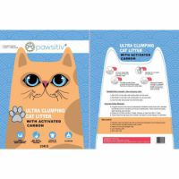 Pawsitiv Ultra Clumping Litter With Activated Carbon Baby Powder 20KG