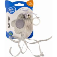 Duvo+ Cushy Star With Elastic & Bell Grey - 17,5x6,5x3cm