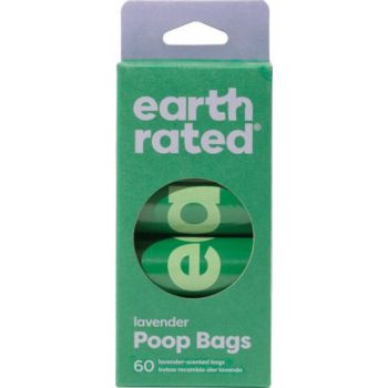  Earth Rated Dog Poop Bags – Refill Rolls Lavender 60 bags 