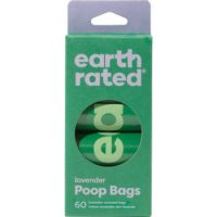 Earth Rated Dog Poop Bags – Refill Rolls Lavender 60 bags
