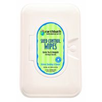 Earthbath® Shed Control Wipes, Green Tea & Awapuhi with Omega-6 Fatty Acids, 72 ct
