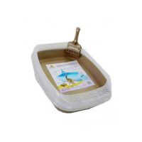 Nutra Pet Cat Toilet Little Cat Litter  Box Brown 46*36.6*11 cm