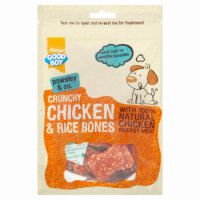 Good Boy Dog Treats Crunchy Chicken & Rice Bones - 100G