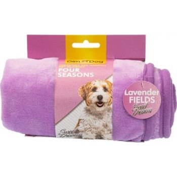  Gimdog Copertina Four Seasons Pet Blanket 60x40, Lavender Fields 