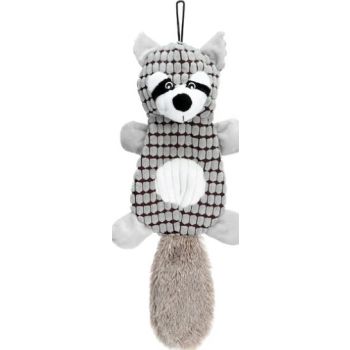  Racoon Plush Toys with Squeaker Light Grey 