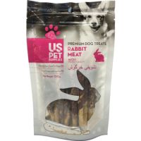 Us Pet Dog Treats Rabbit and crunchy Rawhide Wraps