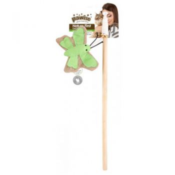  Cat Toys Pawise Nature First Cat Wand Butterfly 