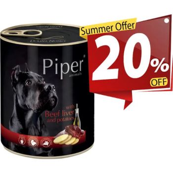  Piper Dog Wet Food With Beef Liver And Potatoes 800g 