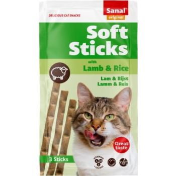  SANAL CAT Soft Sticks Lamb & Rice 