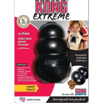  Kong Dog Toys  Extreme Medium Black 