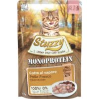 Stuzzy Cat  Wet Food Pouch Grain Free Monoprotein Chicken For Kittens