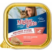 Miglior Pate with Salmon Cat Food, 100g