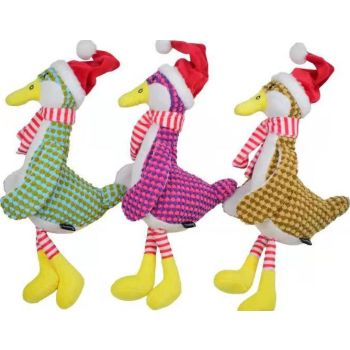  Freedog Noel Duck Plush Dog Toy - Christmas Collection  (1pcs) 