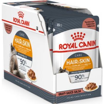  Feline Care Nutrition Hair & Skin Gravy (INTENSE BEAUTY) (WET FOOD - Pouches) 12x85g 