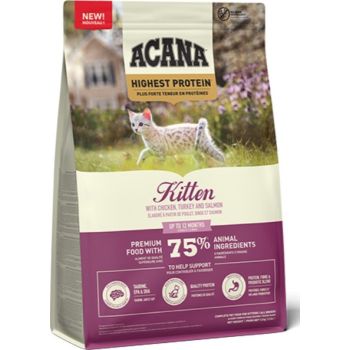  Acana Highest Protein Complete Kitten Food 1.8kg 