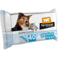 Ferplast Genico Fresh Wet Cleaning Wipes Marine Scented