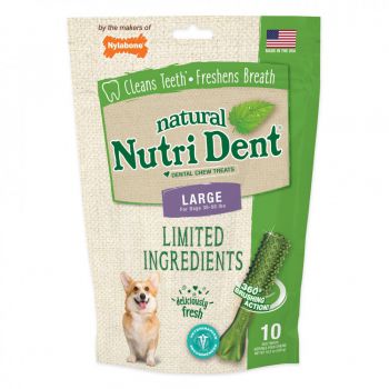  Nutri Dent Fresh Breath 10 Count Pouch Large 