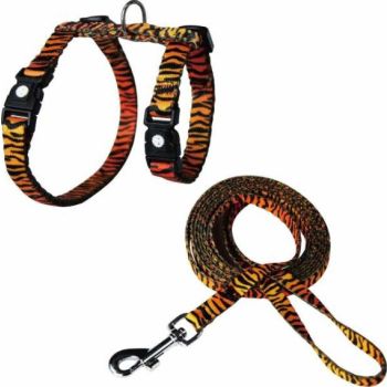  DOCO® LOCO Cat Harness + Leash Combo - Printed Pattern 6ft 