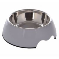 Nutrapet Melamine Round Bowl Grey S: 14*4.5 Cms 160/ml5.4oz