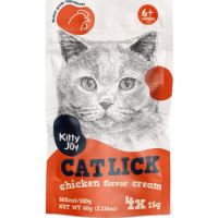 Kitty Joy Cat Lick Chicken Flavor Cream Cat Treats (4x15g) 60g