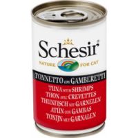SCHESIR CAT CAN TUNA/SHRIMPS 140GM (C2735)
