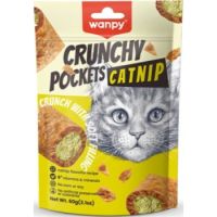 WANPY Crunchy Pocket Catnip & Chicken Recipe 60G