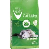 Van Cat White Clumping Bentonite Cat Litter Aloe Vera 10Kg
