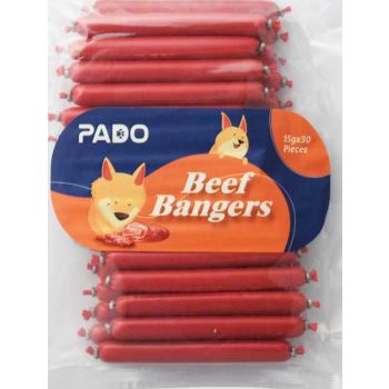  Pado Dog Treats Sausage Beef 15x30g 