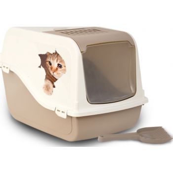  Cat Litter Box ARIEL(TOP FREE) with Design 