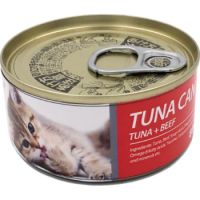 Bioline Cat Wet Food Tuna Beef Can 80g
