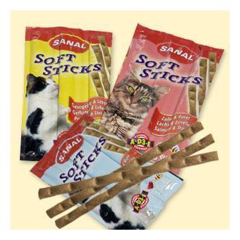  Sanal Cat Softsticks Turkey & Liver, 15g 