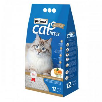  Patimax Cat Litter Clumping Sand L (ORANGE) 9.6KG 