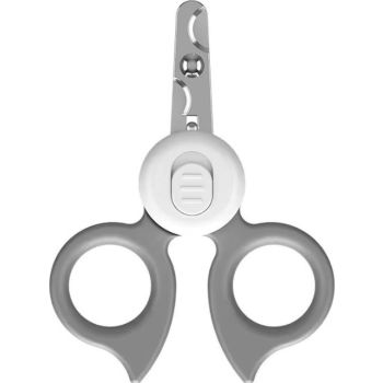  Pakeway Lamp Scissors With Cat Eye-9.5*7.0*1.6Cm-Grey 