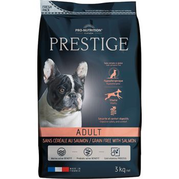  Prestige Adult Dog Dry Food  Grain Free With Salmon 3kg 